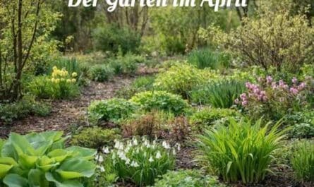 Der Garten im April