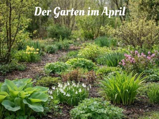 Der Garten im April