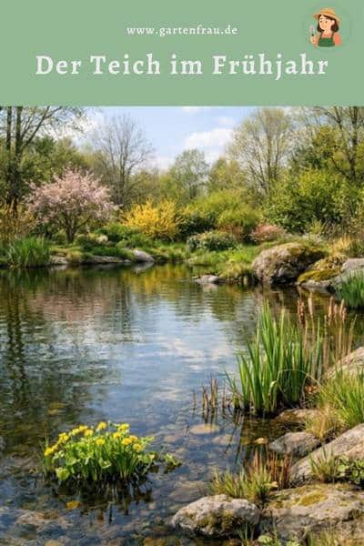 Der Gartenteich im Frühjahr