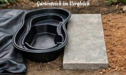 Teichfolie oder Teichbecken – Materialien für den Gartenteich im Vergleich