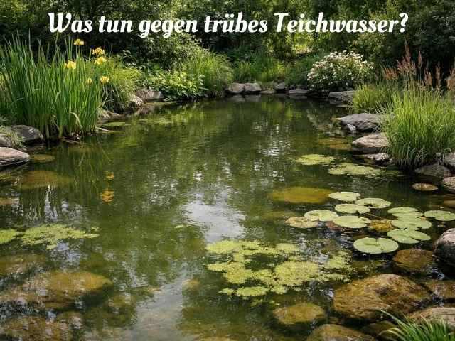 Was tun gegen trübes Teichwasser?
