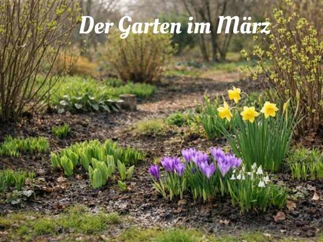Der Garten im März