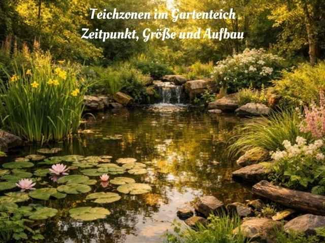 Teichzonen im Gartenteich: Zeitpunkt, Größe und Aufbau