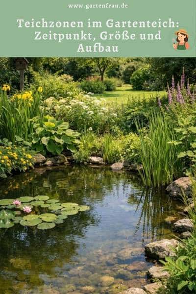 Teichzonen im Gartenteich: Zeitpunkt, Größe und Aufbau