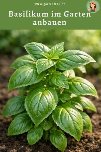 Basilikum im Garten anbauen