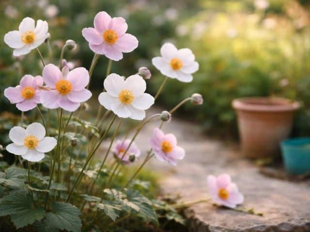 Herbstanemonen im Garten – späte Blüten für Beet, Topf und Vase