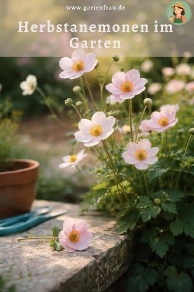 Herbstanemonen im Garten – späte Blüten für Beet, Topf und Vase