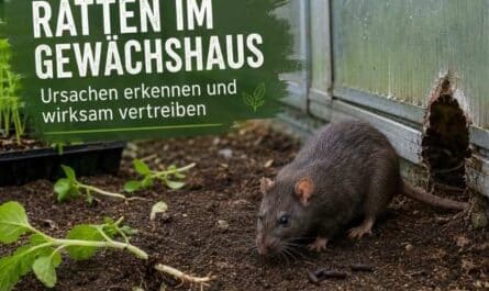 Ratten im Gewächshaus erkennen und vertreiben