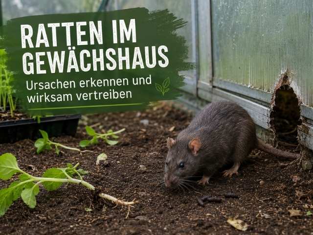 Ratten im Gewächshaus erkennen und vertreiben