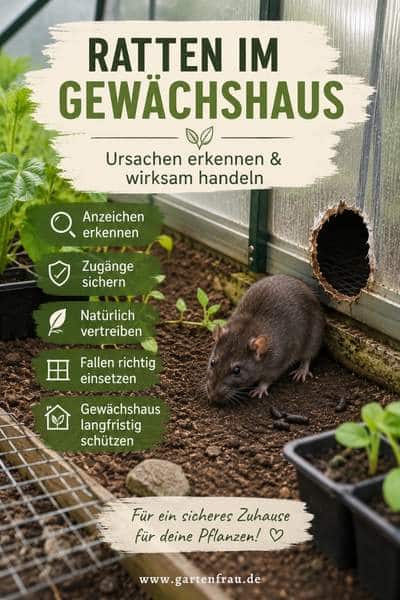 Ratten im Gewächshaus erkennen und vertreiben