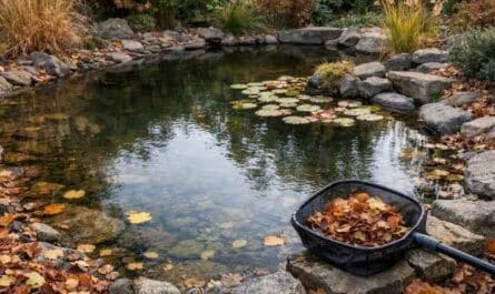 Den Gartenteich winterfest machen